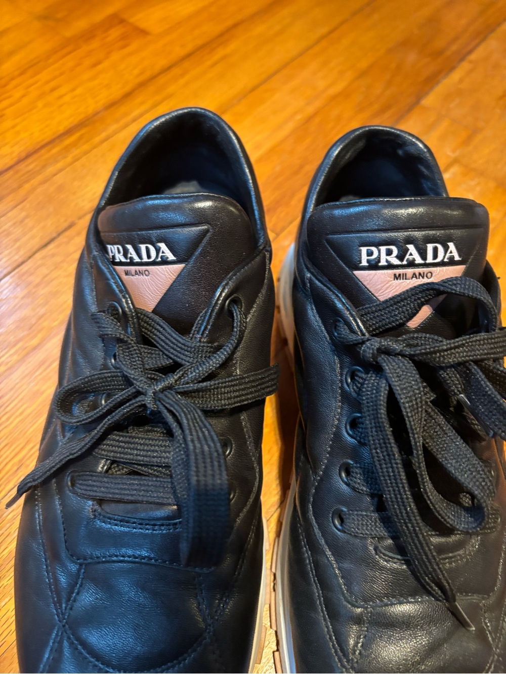 Prada | PRAX-01 Leather Sneakers Womens size 9 Designer - Picture 5 of 8
